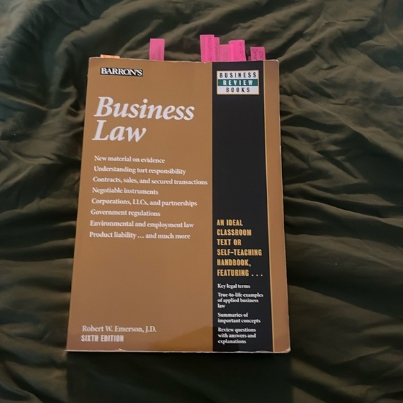 Business Law Book Emerson - Picture 1 of 3